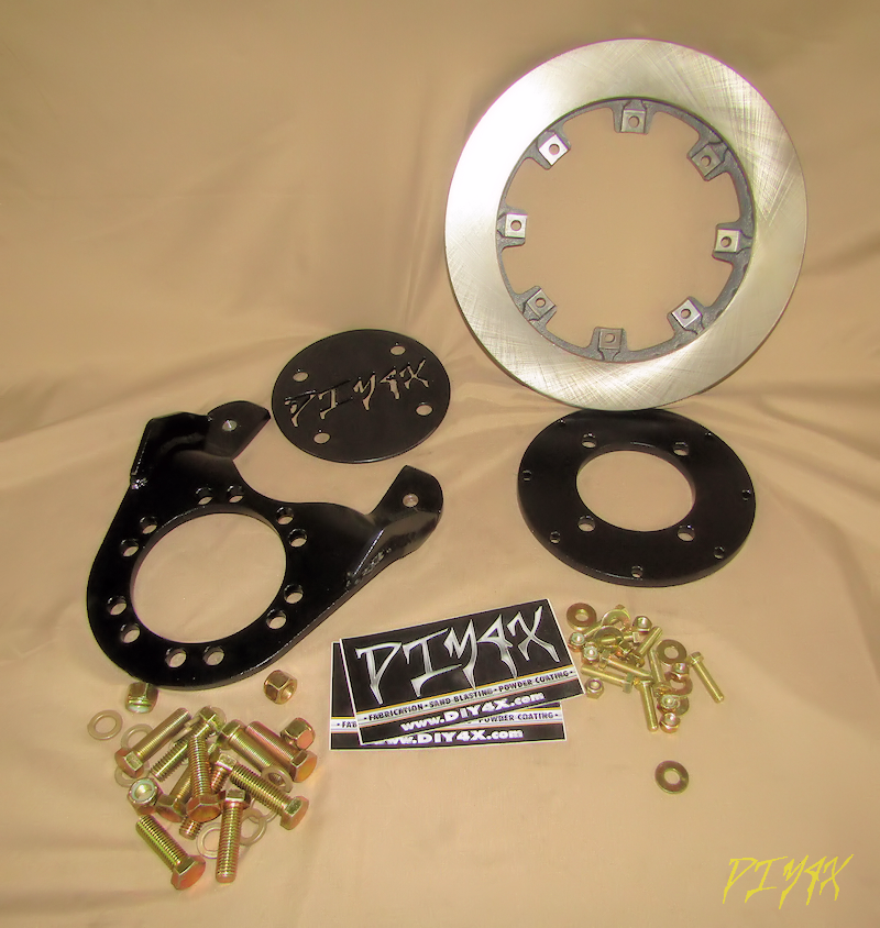 DIY 4x Brakes 2.5 Ton Rockwell Pinion Brake Kit